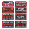 SERVICE DOG IN TRAINING DO NOT TOUCH PATCH Badge Morale SERVICE DOG K9 Therapy Police dog Tactical Harness Vest Patch