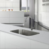 DAX-3018 / DAX SINGLE BOWL UNDERMOUNT KITCHEN SINK, 18 GAUGE STAINLESS STEEL, BRUSHED FINISH