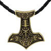 Mjölnir and Huginn & Muninn™ - Thor's Hammer Viking Raven Necklace