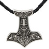 Mjölnir and Huginn & Muninn™ - Thor's Hammer Viking Raven Necklace
