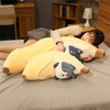 Cute Animals on Banana Beds Body Pillow