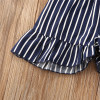 'Candy Stripe' Tied Romper