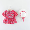 'Dahlia' Floral Dress + Hat Set