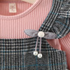 'Camille' Long Sleeve Plaid Dress
