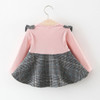 'Camille' Long Sleeve Plaid Dress