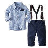 'Bernard' Shirt + Suspender Pants Set