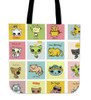 Comic Cat Tote Bag