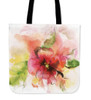 Watercolor Floral Tote Bag