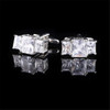 V.YA 2017 High Quality Crystal Business Fashion Cuff Links Brand Copper Metal for Shirts Glossy Exquisite Button Cufflinks