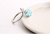 Mermaid Crystal Bubble 925 Sterling Silver Ring