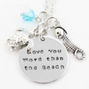 LOVE YOU MORE THAN THE BEACH Necklace