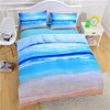 Blue Beach Bedding Set