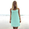 Rosette Chiffon Summer Mini Dress