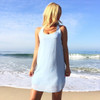 Rosette Chiffon Summer Mini Dress