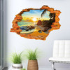 3D Sunset in the Beach Wall Sticker 3D Sunset in the Beach Wall Sticker
