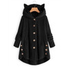 Fluffy Fleece Cat Ears Hoodie