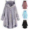 Fluffy Fleece Cat Ears Hoodie