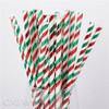 25pcs Metallic Paper Straws