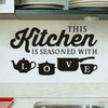 Wall Sticker PVC Kitchen Home Art Wall Decal