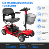 FOLD AND TRAVEL Electric 4 Wheel Mobility Scooter