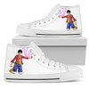 Monkey D. Luffy One Piece high top custom shoes
