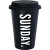 Mug with Lid & Reusable Straw
