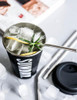 Mug with Lid & Reusable Straw