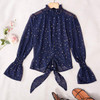 Knot Tie Blouse