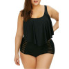 Lora  - Plus Size Ruffle Bikini Swimsuit