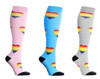 Hearts Compression Socks 20-30 mmHg for Circulation, Swelling & Energy