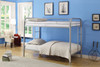 Thomas Twin/Twin Bunk Bed, Silver