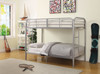 Thomas Twin/Twin Bunk Bed, Silver