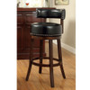 Shirley 29" Barstool Withpu Cushion, Black Finish, Set Of 2