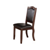 Rubber Wood Dining Chair, Set Of 2, Brown And Black Rubber Wood Dining Chair, Set Of 2, Brown And Black