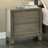Enrico I Contemporary Style Night Stand, Gray Finish Enrico I Contemporary Style Night Stand, Gray Finish