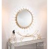 Floating Orb Antique Brass