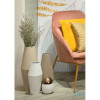 Metal Sm Vase White Metal Sm Vase White