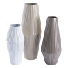 Metal Sm Vase White Metal Sm Vase White