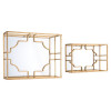 Cube Large Wall Decor Gold