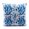 Blue Reef Pillow Blue & White