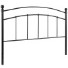 White Metal Twin Headboard