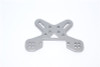 Team Losi Mini 8ight-T Truggy Aluminum Front Shock Tower - 1 Pc Gray Silver