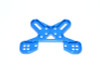 Team Losi Mini 8ight-T Truggy Aluminum Front Shock Tower - 1 Pc Blue