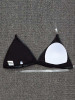 Solid Color Light Skin Triangles Split Bikini Swimsuit Solid Color Light Skin Triangles Split Bikini Swimsuit
