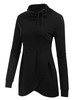H-Line Asymmetric Casual Blouses
