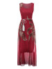 Sleeveless Printed Bohemia Maxi Dresses