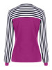Casual Contrast Color Striped Blouses&Shirts Tops