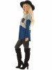 Casual Contrast Color Pocket Blouses&Shirts Tops