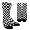 Checkers Black And White Socks