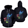 Stitch Halloween Zip-Up Hoodie